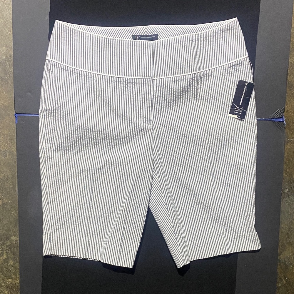 NWT INC International Concepts Women's Striped Bermudas
